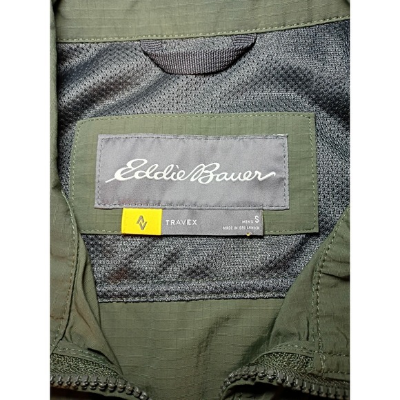 Eddie Bauer Travex Vest Mens S Green Outdoor Gorpcore Photography Pockets Hiking - Picture 2 of 9